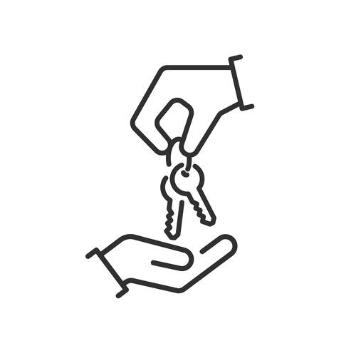 Faire Angebotspreise durch realistische Wertermittlung führen zum Autoverkauf Das Icon symbolisiert den Autoverkauf als Antwort auf die Frage wie viel ist mein Auto wert.